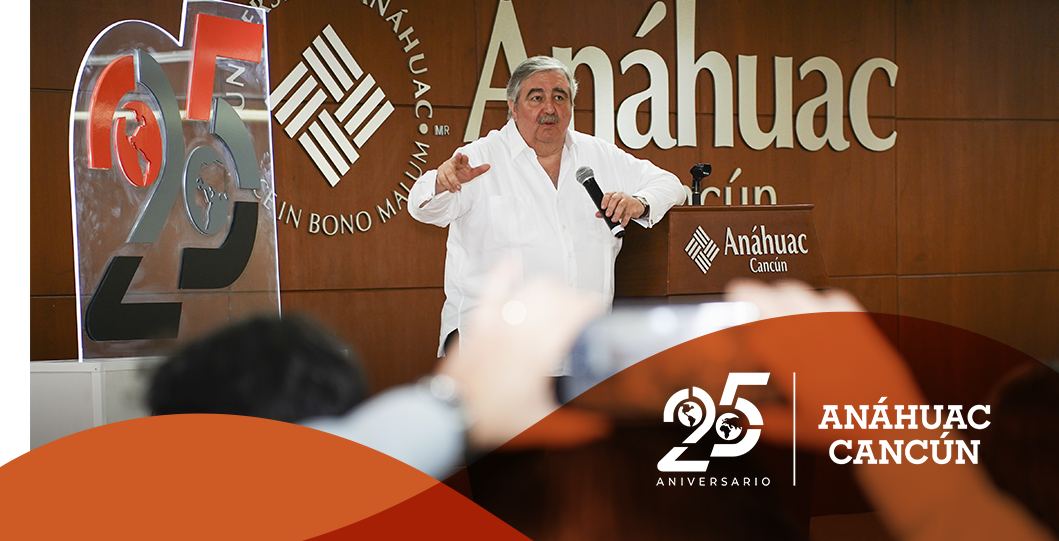 El Dr. Ricardo Sodi Cuellar visita la Universidad Anáhuac Cancún en el marco de su 25 aniversario