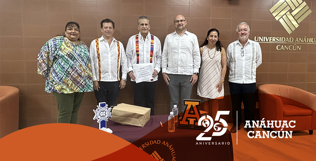 Inspiración y liderazgo con valor humano: El Arq. Miguel Quintana Pali comparte la historia de Xcaret en la Universidad Anáhuac Cancún